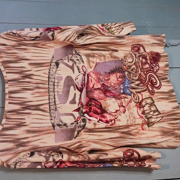 Bit and bridle three quarter sleeve t shirt. Wild west. 🇺🇸 - Picture 4 of 10